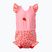 Children's one-piece swimsuit with nappy Splash About Happy Nappy Frills strawberry field
