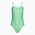 Women's one-piece swimsuit Nike Hydrastrong Cutout green shock