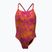 Nike Hydrastrong Lace Up Back total orange children's one-piece swimsuit