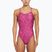 Women's one-piece swimsuit Nike Hydrastrong Multi Print Cutout hot fuchsia