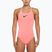 Women's one-piece swimsuit Nike Hydrastrong 3D Swoosh Fastback hot punch