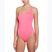Women's one-piece swimsuit Nike Essential Asymmetrical hyper pink