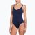Women's one-piece swimsuit Nike Essential V-Neck midnight navy