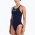 Women's one-piece swimsuit Nike Hydrastrong Logo Graphic Fastback midnight navy