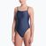 Women's one-piece swimsuit Nike Ocean Bound Ripple Texture Square Neck slate