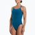Women's one-piece swimsuit Nike Solid Racerback green abyss