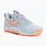 Women's volleyball shoes Mizuno Wave Momentum Elite blue finch/white/lava orange