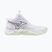 Women's volleyball shoes Mizuno Wave Momentum Elite Mid white/balsam green/ambrosia