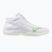 Women's volleyball shoes Mizuno Lightning Select Mid white/aqua gray/ambrosia