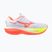 Women's running shoes Mizuno Wave Rider 30 white/flamingo coral/lime pulp