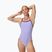 Women's one-piece swimsuit Speedo Solid Turnback bright lavender