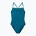 Women's one-piece swimming costume Speedo Endurance+ Logo Thin Strap teal abyss