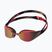 Swimming goggles Speedo Fastskin Hyper Elite Mirror autumn red/smoke/crimson royal