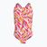 Children's one-piece swimsuit Nike Spiderback desert pink