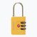 Padlock Samsonite Combiblock 3 Dial TSA yellow