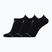 Men's socks CR7 Footies 3 pairs black