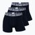 Men's trunks CR7 Basic Trunk 3 pairs 2765 black