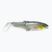 Savage Gear Cannibal Craft Paddletail green-silver rubber bait 71821