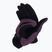 York Flicka children's riding gloves black and purple 12161403