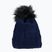 Women's winter cap with chimney Horsenjoy Mirella navy blue 2120503