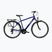 Men's trekking bike KROSS Trans 1.0 navy/silver/shine