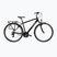 Men's trekking bike KROSS Trans 1.0 black/silver/shine