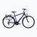 Men's trekking bike KROSS Trans 1.0 navy/silver/shine