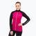 Ladies' thermal sweatshirt Brubeck LS1352 Athletic fuchsia / black