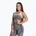 Carpatree Phase Seamless grey=white fitness bra CP-PSB-GW