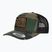 Men's Pitbull West Coast Mesh Snapback cap ,,Blood Dog" Camo Trucker wood/black