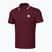 Men's Pitbull West Coast Polo Shirt Pique Stripes Regular burgundy