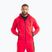 Men's sweatshirt Pitbull Dogwood Hooded Zip Sweatshirt fluo/red