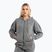 Pitbull women's Manzanita Heart Hooded Zip Sweatshirt washed grey