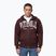 Men's sweatshirt Pitbull Norton Hooded Zip dark burgundy
