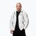 Men's jacket Pitbull Athletic Tape Nylon Hooded off white