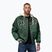 Men's jacket Pitbull Mason San Diego Baseball Hooded bottle green/beige