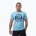 Men's T-shirt Pitbull Palms mesh light blue logo