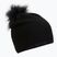Women's winter beanie 4F black H4Z22-CAD009