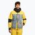 Men's ski jacket 4F yellow-grey H4Z22-KUMN012