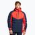 Men's 4F ski jacket red and navy blue H4Z22-KUMN007