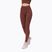Women's seamless training leggings STRONG POINT Shape & Comfort Push Up brown 1119