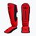 Foot and shin guards Octagon Legion Enforcer dark red