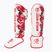Shin guards Octagon Legion Flower white/red
