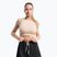 Women's workout top Gym Glamour Tied Beige 443