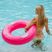 AQUASTIC pink children's swimming wheel ASR-076P