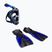 AQUASTIC Fullface snorkelling set blue SMFA-01LN