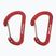 Salewa Flat Wiregate carabiners 2 pcs. orange 00-0000034103