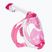 Full face mask for snorkelling AQUASTIC KAI pink