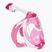 Children's full face mask for snorkelling AQUASTIC KAI Jr pink