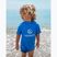 Children's swimming set AQUASTIC UV 50+ UPF Marimo JRB navy blue/blue